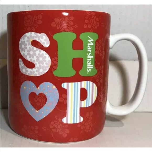 MARSHALLS Store Coffee Mug XL LOVE SHOP D/M Safe - Picture 1 of 7